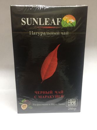 Чай черный листовой Sunleaf с добавкой Маракуйи 250 гр.
