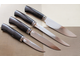 Набор Кухонных ножей сталь Х12МФ граб литье