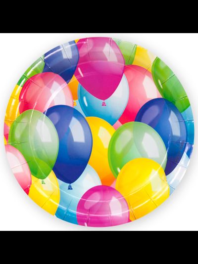 Тарелки "Шары" 23 см, 6 шт