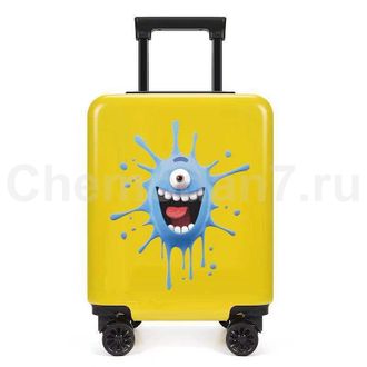 Детский чемодан Циклоп жёлтый