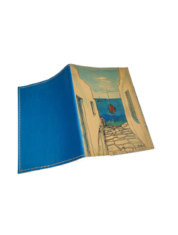 Обложка на паспорт с принтом "Парос"