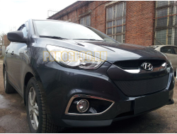 Защита радиатора Hyundai IX35 2010- black