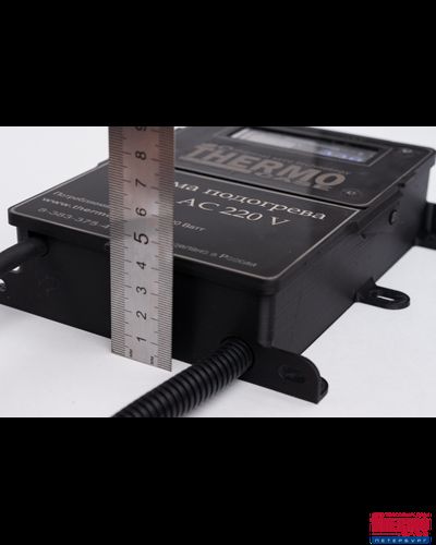 Стационарная система подогрева АКБ питанием 220В переменного тока (для 2-х АКБ) (без термоса). Габариты мм: 480х190х0,5