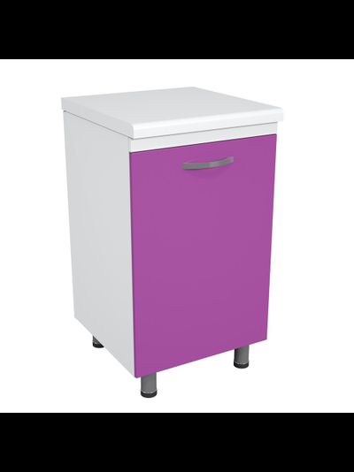 Тумба металлическая с полкой на опорах ТМД-1.0