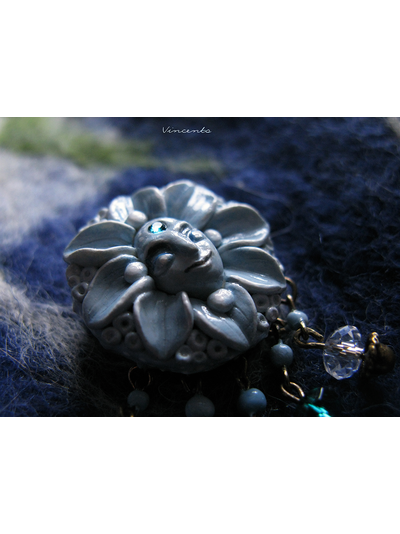 Цветок Морфея. Волшебная брошь в виде цветка из Царства Снов