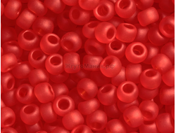 Японский бисер Toho 11/0 0005F Transparent-Frosted Lt Siam Ruby