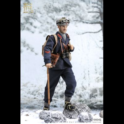 Советский горный стрелок  - Коллекционная ФИГУРКА 1/6 scale  WWII Soviet Mountain Infantry Officer (AL100042) - ALERT LINE