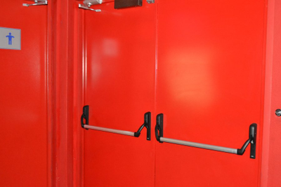 Дверь противопожарная ДПМ-02/60 двухстворчатая с системой антипаника размером 2070*1460 - 1,2 мм