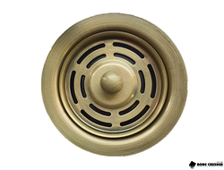 Фланец BoneCrusher в мойку в цвете "античная латунь" для BC910/ 910 Slim/ BC810/ ВС610