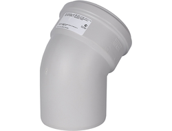 Отвод канализационный STOUT D 110х45° бесшумный (Арт. SKB-0008-011045)