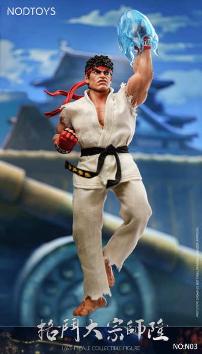 ПРЕДЗАКАЗ - Рю (серия Street Fighter) - Коллекционная фигурка 1/6 Fighting Grandmaster Ryu (NOD-N03) - NODTOYS ?ЦЕНА: 24500 РУБ.?