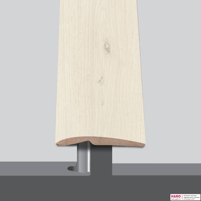 Профиль переходной Haro Дуб Эмилия Белый 410693