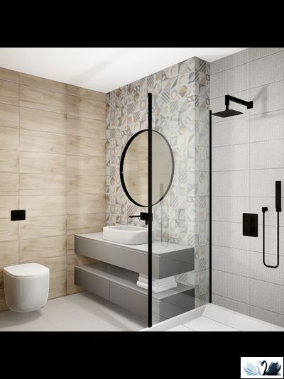 Плитка настенная Gracia Ceramica Supreme grey wall 25 х 60 см бетон терраццо