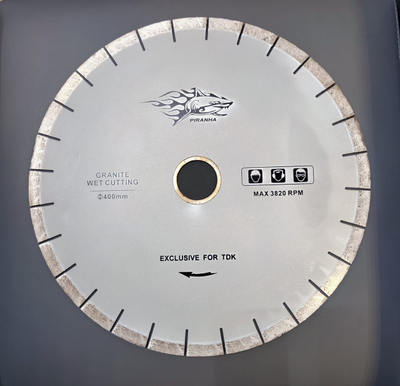 Отрезной диск по граниту Пиранья D400mm,60/50mm(бесшумный)