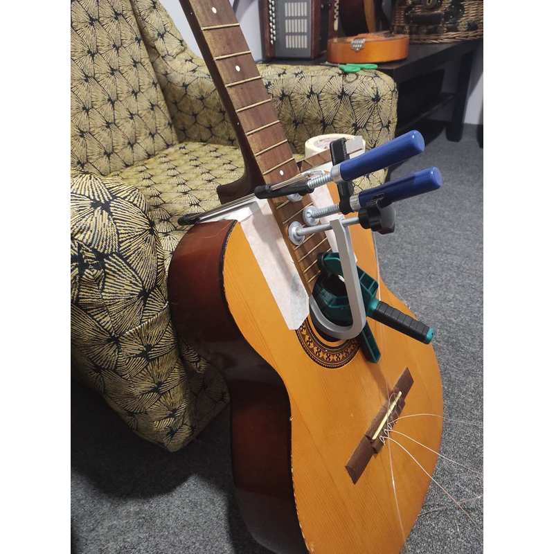 склейка грифа гитары