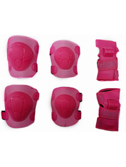 Комплект защиты для роликов Tech Team Safety line 100 розовый