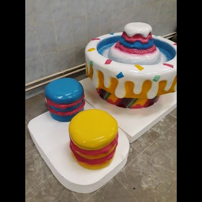 Стол песочница «Тортик» из стеклопластика