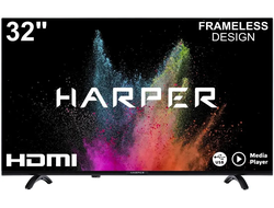 Телевизор Harper 32R720T, 32", HD Ready  Черный