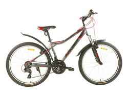 Pioneer Favorite  26" (серый)(21 скорость, v-breake)