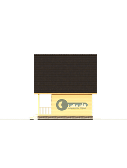 Б-10 ГАБАРИТНЫЕ РАЗМЕРЫ: (6Х6М) 2 ЭТАЖА, ОБЩАЯ ПЛОЩАДЬ: 60М²