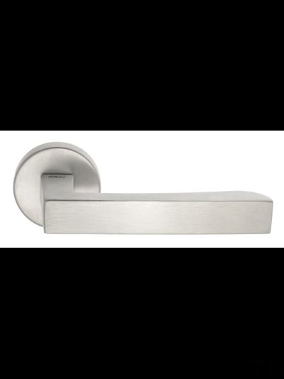 Дверная ручка на круглом основании Fratelli Cattini "HAMMER" 7-CS матовый хром