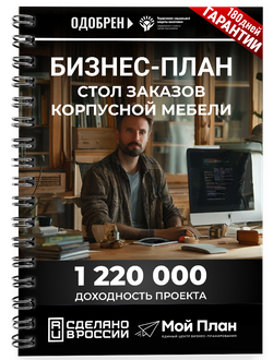 Адаптивный бизнес-план для соцконтракта под стол заказов корпусной мебели