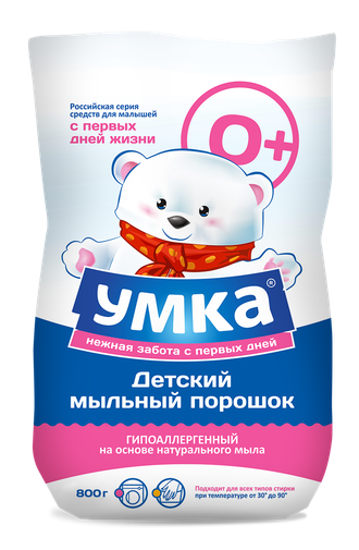 УМКА Стиральный порошок детский 800гр