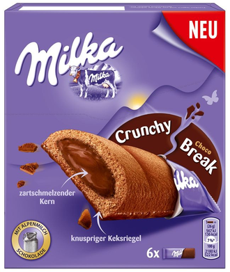 Milka Crunchy Break Choc 130G (12 шт)