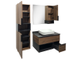Шкаф-колонна "Штутгарт-40" дуб темно-коричневый