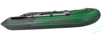 Лодка ПВХ Мастер Лодок Ривьера Компакт 3200СК "Комби" Зелёный / Чёрный