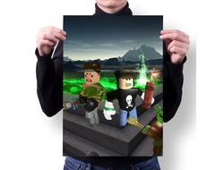 Плакат Роблокс, Roblox №6