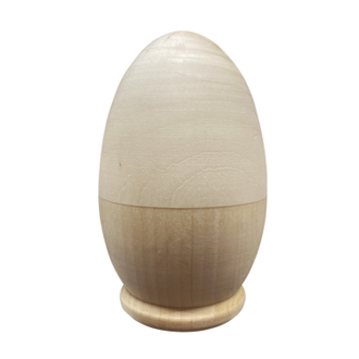 Яйцо открывное на подставке 90*60 деревянное для росписи