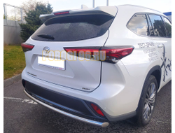 Защита заднего бампера d60 для Toyota Highlander 2021-