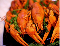 Деликатесные Варёные раки (90-110 грамм)