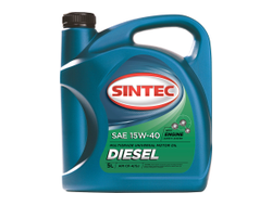 Масло SINTEC Супер SAE 10W-40 API SG/CD канистра 5л/Motor oil 5liter can