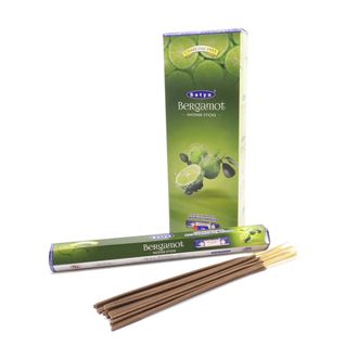 Благовония Satya Hexa Bergamote Бергамот аромапалочки 20 штук