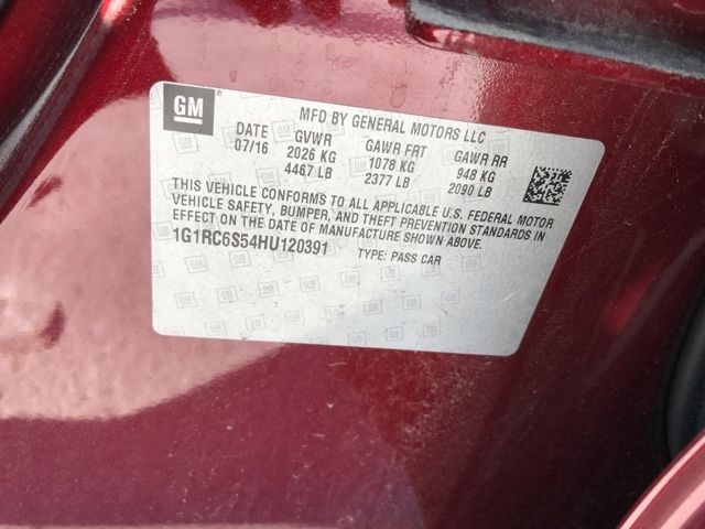 Chevrolet Volt LT 2017 запчасти