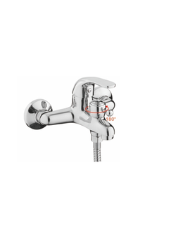 Смеситель для ванны и душа однорычажный, Латунь, Хром, Accoona A6213