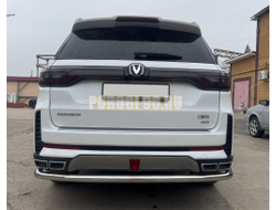 Защита заднего бампера угловая большая Папа Тюнинг d60 для CHANGAN CS95 2023-
