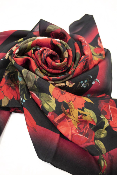 Павловопосадский платок  10475-18