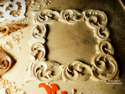 Резная рама для зеркала, рама деревянная, своими руками