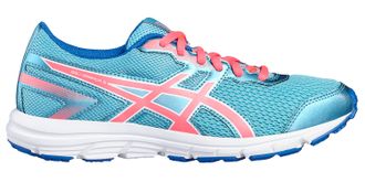 Кроссовки ASICS GEL-ZARACA 5  GS синий/розовый/голубой  C635N-3906  (Размеры:  4,5; 6)