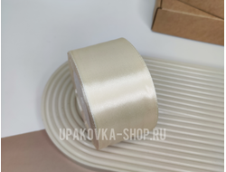Лента атласная 5 см., рулон (23м.), ВАНИЛЬ
