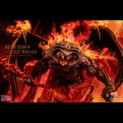 Балрог (&quot;Властелин Колец&quot;, Lord of the Rings) - Коллекционная статуя 1/12 SCALE Abyss Demon Diorama (DYM202401C) - Hell Cat