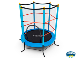 Батут детский DFC SMRKIDS 55" с сеткой, BLUE