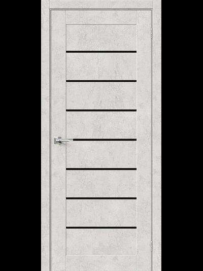 Дверь Межкомнатная - Б-22 ЧС (Look Art) Бетон