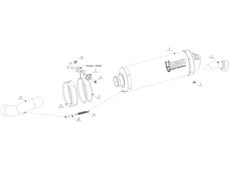 Глушитель Mivv Oval Titanium B.023.LNC