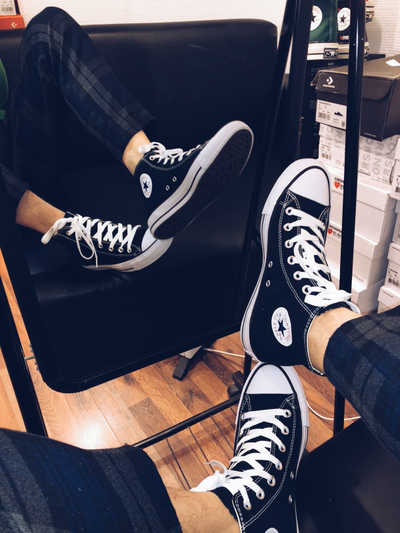 Кеды Converse All Star черные высокие мужские