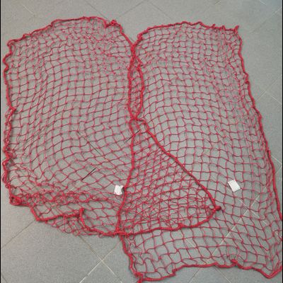 Сетка заградительная, яч. 40×40мм, Ø 2,2 мм, цвет красный, узловая 0,8х1,5 м.