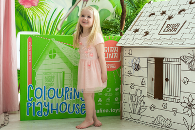 Дом раскраска Bibalina английский алфавит купить в Воронеже